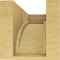 Ekena Millwork 9"W x 18"D x 9"H Wide Rockford Rough Cedar Woodgrain TimberThane Corbel, Primed Tan CORUR09X18X09ROCRCPR - alternate 4